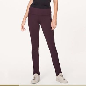 Maroon LULU Leggings